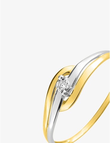 Bague solitaire fantaisie...