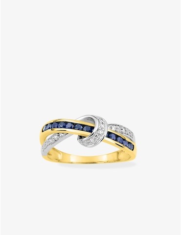 Bague or jaune 750 ‰,...
