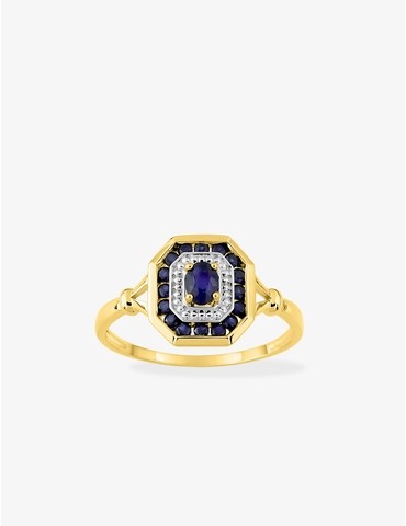Bague bicolore or jaune 750...