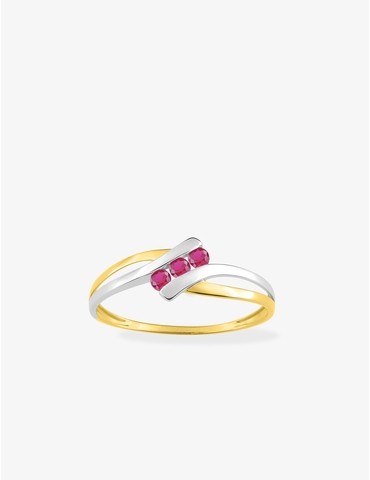 Bague or jaune 750 ‰,...