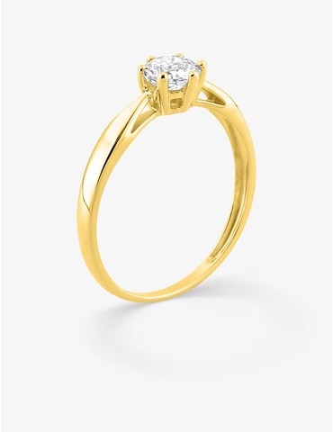Bague or jaune 750 ‰ et...
