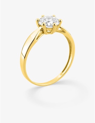 Bague or jaune 750 ‰ et...
