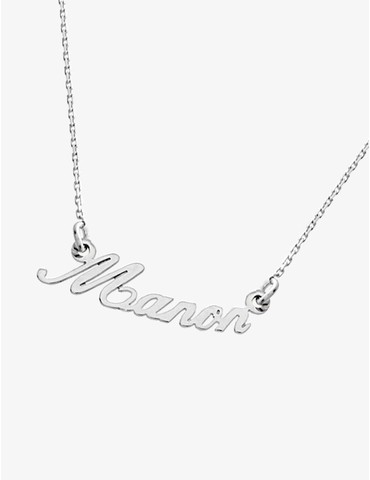 Collier prénom découpé...