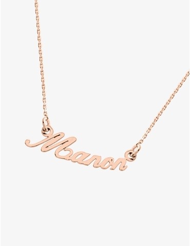 Collier prénom découpé...