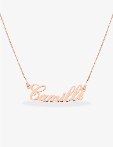 Collier prénom découpé...