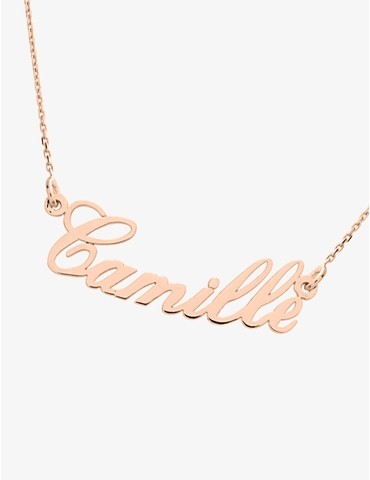 Collier prénom découpé...