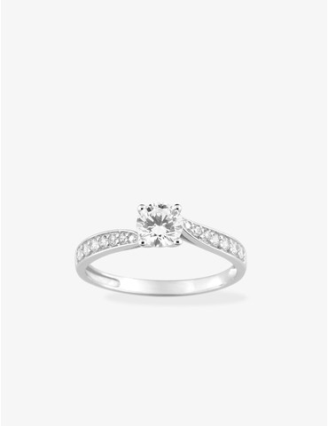 Bague fantaisie solitaire...
