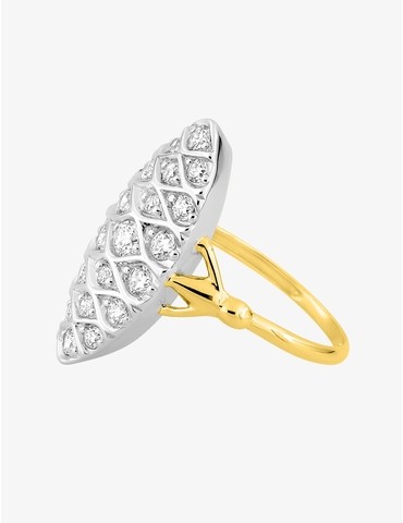 Bague marquise en or jaune...