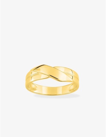 Bague or jaune 750 ‰ fantaisie