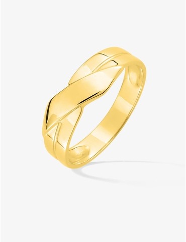 Bague or jaune 750 ‰ fantaisie