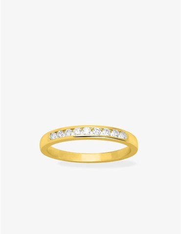 Bague or jaune 750 ‰ et...