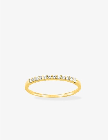 Bague or jaune 750 ‰ et...