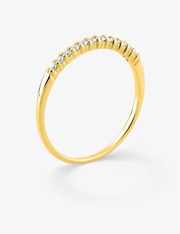 Bague or jaune 750 ‰ et...