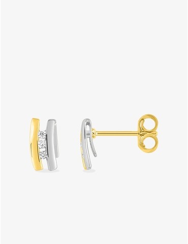 Boucles d'oreilles or jaune...