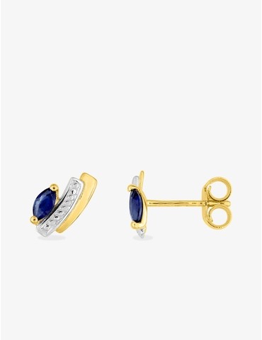 Boucles d'oreilles or jaune...