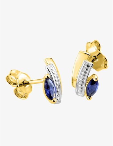 Boucles d'oreilles or jaune...