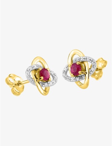 Boucles d'oreilles clous or...