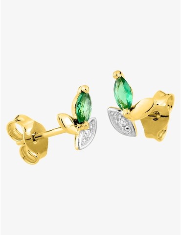 Boucles d'oreilles clous or...