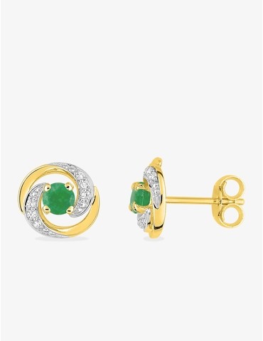 Boucles d'oreilles clous or...