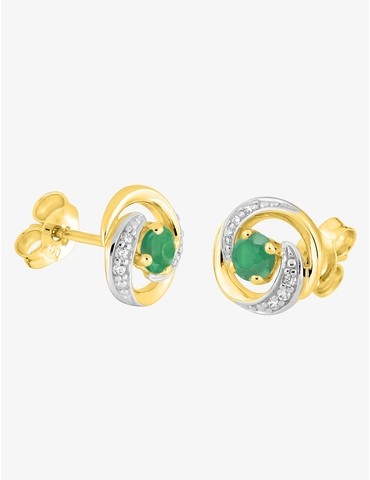 Boucles d'oreilles clous or...