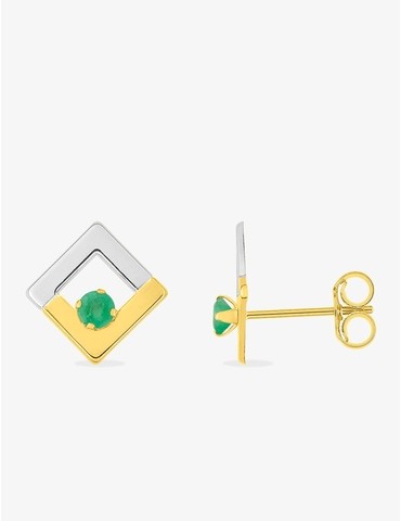 Boucles d'oreilles or jaune...
