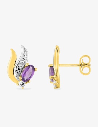 Boucles d'oreilles clous or...