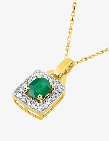Collier or jaune 375 ‰,...