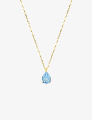 Collier or jaune 375 ‰ et...
