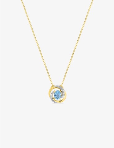 Collier or jaune 375 ‰...