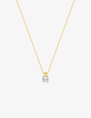Collier or jaune 375 ‰...