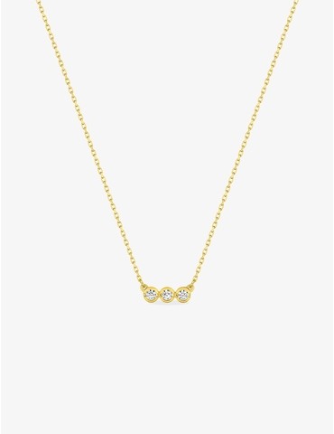 Collier or jaune 375 ‰ et...