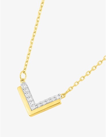 Collier or jaune 375 ‰,...