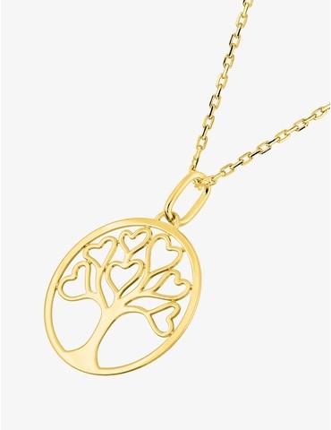 Collier or jaune 375 ‰ et...