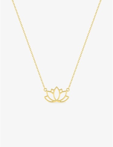 Collier or jaune 375 ‰ et...
