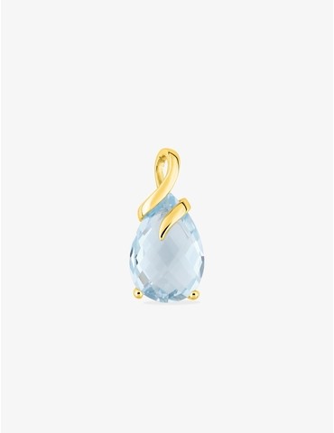 Pendentif or jaune 375 ‰,...