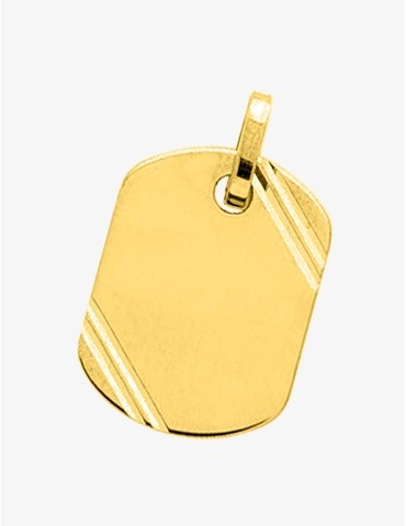 Plaque G.I motifs diagonaux...