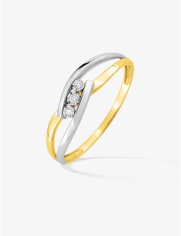 Bague trilogie double...