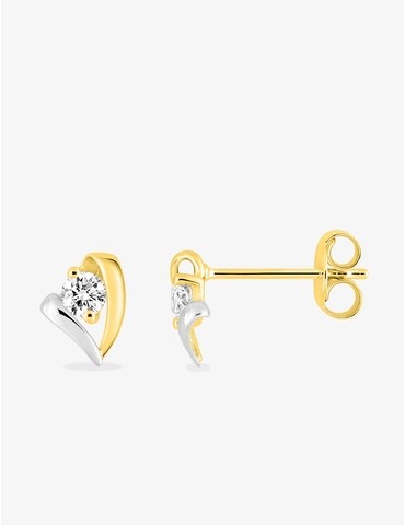 Boucles d'oreilles cœur or...