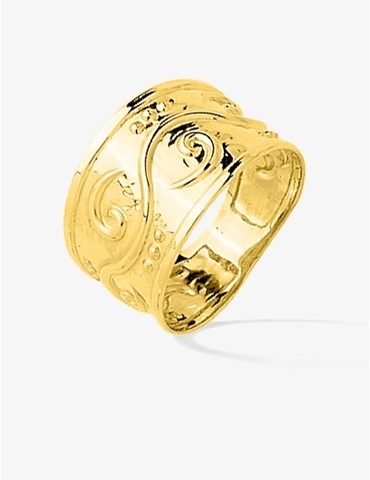 Bague motifs fantaisie en...