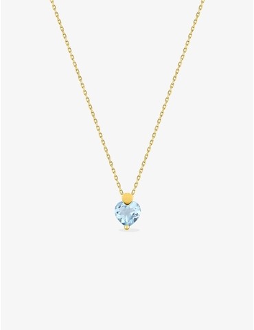 Collier or jaune 375‰ et...