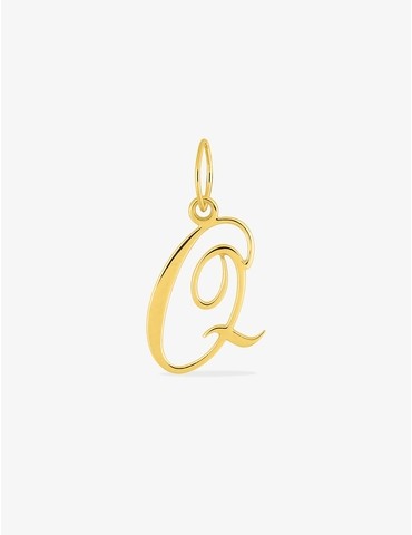 Pendentif lettre Q anglaise...