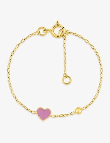 Bracelet enfant cœur et...