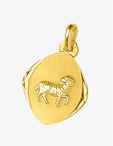 Pendentif losange Bélier or...