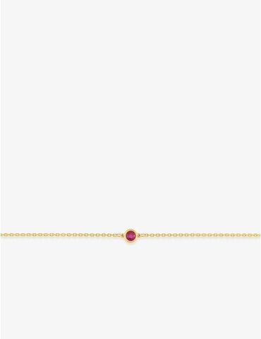 Bracelet or jaune 750‰ et...