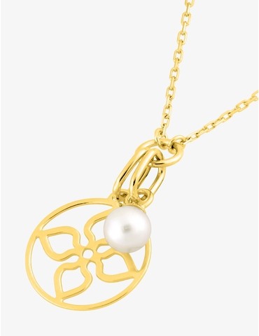 Collier motif fantaisie or...