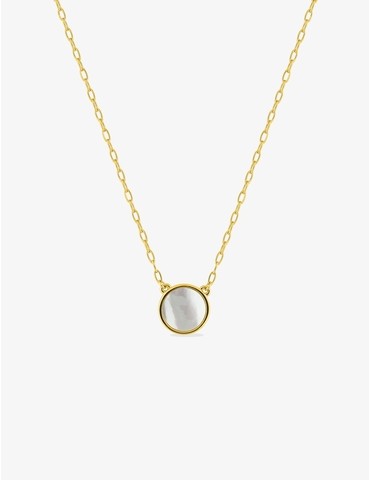 Collier or jaune 375‰ et...