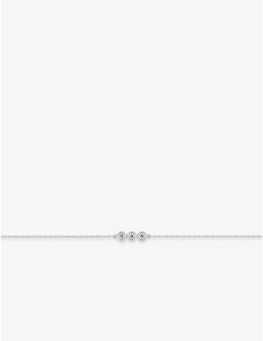 Bracelet or blanc 750‰ et...