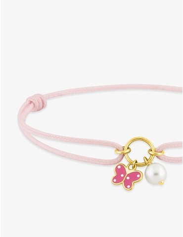 Bracelet cordon rose...