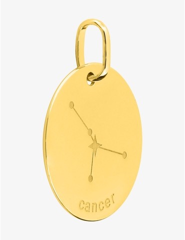 Pendentif cancer en or 375‰