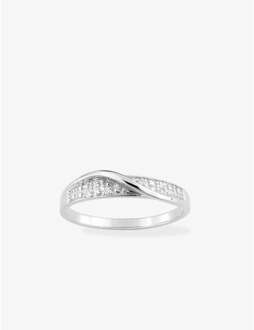 Bague fantaisie diamant en...